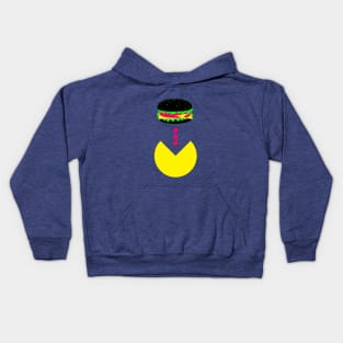 eat me like a pac-man Kids Hoodie